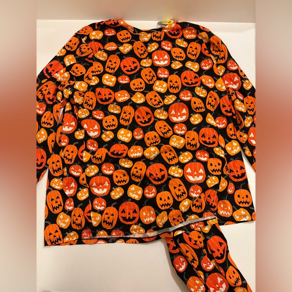 Pumpkin Jack-O-Lantern 2-piece Pajama Set